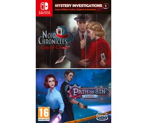 Mystery Investigations Path of Sin: Greed + Noir Chronicles: City of Crime pour Switch