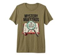 Mystery Maestros The Clue est Un Vrai Fan de Detective Lover T-Shirt Haut de Gamme