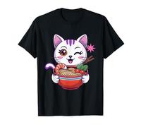 Mystery Meemeows Chat Ramen Japonais Kawaii Anime Memeows T-Shirt