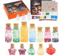 Mystery Potion Craft Kit de Bricolage - Fait à la Main - Glow in The Dark DIY - Kit de Fabrication d'halloween et de fées - Science créative pour - Art éducatif - Boîte de Rangement Mignonne