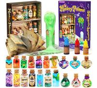 Mystery Potions Set de Potion Mystère Vintage pour Enfants, mélange 20 Bouteilles de Potion Magique, Jouets Artisanaux pour Garçons et Filles, Cadeaux Créatifs