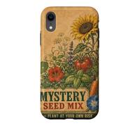 Mystery Seed Mix : plantez à Vos Risques et périls | Vintage Gardening Coque pour iPhone XR
