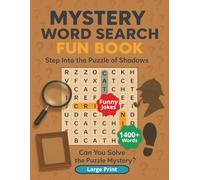 Mystery Word Search Puzzle Book: Large Print Word Search about Crime Scene, Hidden Evidence, Back Alley and Many More. A great gift for anyone who loves a brain challenge. 8.5x11 inches.