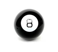 Funtime Jouet ET7530 Mystic Infinity Ball – Boule rétro de billard – Noir