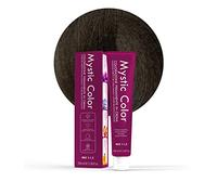 Mystic Color, Coloration Cheveux, Formule Enrichie en Huile d'Argan et Calendula, Crème Colorante Permanente Longue Durée, Brun Froid 4.11, 100 ml