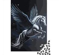 Mystic Dark Horse Puzzle 1000 Pièces Cadeau Unique Jeu Éducatif Défi Jouet À De Qualité Supérieure Peinture Art pour Adultes Et Enfants À Partir De 14 Ans 1000pcs (75x50cm)