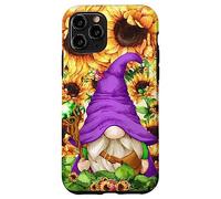 Mystic GNOME Witch in Purple Wizard Outfit for Sunflower Mom Coque pour iPhone 11 Pro