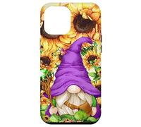 Mystic GNOME Witch in Purple Wizard Outfit for Sunflower Mom Coque pour iPhone 12 Pro Max