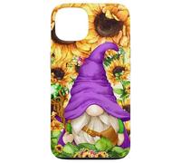 Mystic GNOME Witch in Purple Wizard Outfit for Sunflower Mom Coque pour iPhone 13
