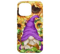 Mystic GNOME Witch in Purple Wizard Outfit for Sunflower Mom Coque pour iPhone 14 Pro Max