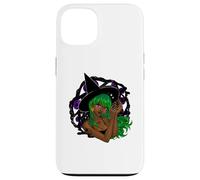 Mystic Green Witch Occulte Gothcore Pagan Céleste Magie Coque pour iPhone 13