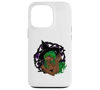 Mystic Green Witch Occulte Gothcore Pagan Céleste Magie Coque pour iPhone 13 Pro