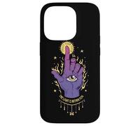 Mystic Hand, fais confiance à ton chemin, la lumière est en toi, art Coque pour iPhone 14 Pro