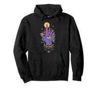 Mystic Hand, fais confiance à ton chemin, la lumière est en toi, art Sweat à Capuche