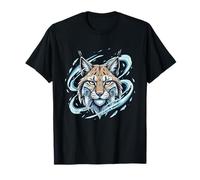 Mystic Ice Lynx Wildcat Winter Spirit Power T-Shirt
