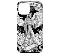 Mystic IX Carte de Tarot The Hermit Dark Occult Skull Coque pour iPhone 12 Mini