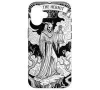Mystic IX Carte de Tarot The Hermit Dark Occult Skull Coque pour iPhone 16