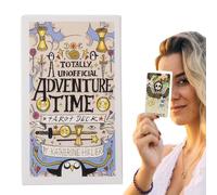 Mystic - Jeu de tarot de 78 pièces avec livre d'aventure | Cartes Oracle édition anglaise pour débutants, filles, femmes et amateurs de tarot, aperçu psychologique, exploration personnelle