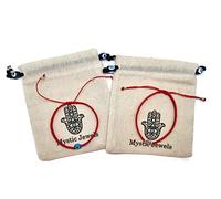 MYSTIC JEWELS by Dalia Bracelet 7 noeuds Fil Rouge Bracelet Protection et Mauvais Oeil Réglable Charm Chanceux Fait Main Unisexe (Modèle 8)