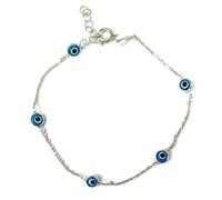 MYSTIC JEWELS by Dalia Bracelet en argent mauve œil pour offrir 19 cm, Argent sterling