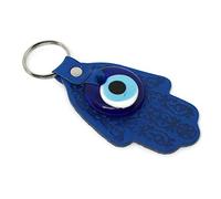 Mystic Jewels by Dalia Porte-clés œil Turc avec Hamsa et en Verre et Cuir