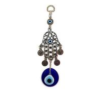 Mystic Jewels - Pendentif œil turc avec main de Fatima pour éviter les mauvais yeux dans votre maison