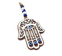 MYSTIC JEWELS Pendentif Main de Fatima avec œil Turc pour Mur et éviter Les Mauvais Yeux dans Votre Maison