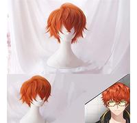 Mystic Messenger Cosplay Harajuku perruque de cheveux bouclés 707 Yoosung Zen V Costume de cheveux japonais Luciel Choi Zen Jumin Han perruque unisexe B