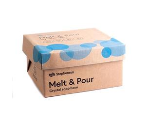 Mystic Moments Base de savon à faire fondre et à mouler - Transparent Sans SLS & SLES - Bloc de 11,5 kg