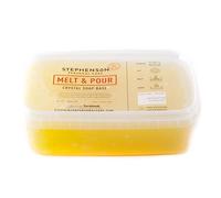 Mystic Moments | Base de savon à l'huile d'argan Stephensons | 1Kg | Base transparente sans SLS ni SLES à l'huile d'argan pour savons doux et finis.