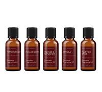 Mystic Moments Cadeau Lot Initial de 5 x 50ml Hiver huile parfumé en Boîte En Bois