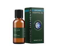 Mystic Moments | Huile essentielle d'anis étoilé bio 30 ml - Huile pure et naturelle pour diffuseurs, aromathérapie et mélanges de massage, végétalien, sans OGM