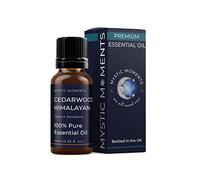 Mystic Moments | Huile essentielle de Bois de cèdre de l'Himalaya | 10ml | Cedrus deodara apporte aux diffuseurs, aux mélanges d'huiles et aux formulations parfumées un arôme rich grounding forest.