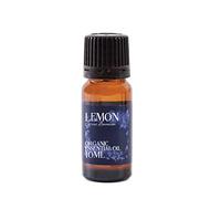 Mystic Moments - Huile Essentielle de Citron Biologique 10 ML - Huile Pure et Naturelle pour Les diffuseurs, aromathérapie et mélange de Massage Vegan OGM Gratuit