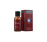 Mystic Moments | Huile parfumée Vanille et fraise | 50ml | Vanille et fraise: un parfum aux notes sucrées et crémeuses de fruits, pour bougies, savons, fondants parfumés et diffuseurs.