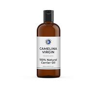Mystic Moments Huile vierge de Camelina - 1 litre - Huile pure et naturelle parfaite pour les cheveux, le visage, les ongles, l'aromathérapie, le massage et la dilution d'huile végétalienne sans OGM