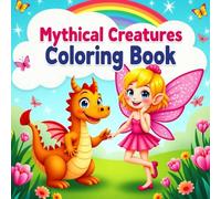 Mystic Moods: Coloring Book of Mythical Creatures for Adults and Teens: Beautiful and Easy Fantasy Animal Illustrations to Soothe the Mind and Spark Imagination