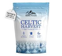 Mystic Nature Sel de mer celtique - 500 g | Sel celtique non raffiné 100 % naturel | Récolté en utilisant des pratiques durables et respectueuses de l'environnement | Contient plus de 82 minéraux |