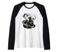Mystic Pleine Lune Dragon Femme Fantasy Night Manche Raglan
