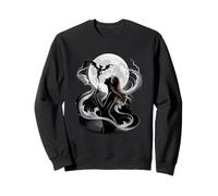 Mystic Pleine Lune Dragon Femme Fantasy Night Sweatshirt