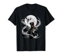 Mystic Pleine Lune Dragon Femme Fantasy Night T-Shirt