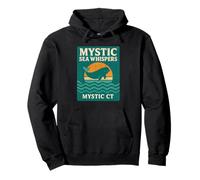 Mystic Sea Whispers Chemise rétro baleine coucher de soleil océan mystique CT Sweat à Capuche