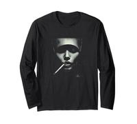 Mystic Smoker Abstrait Visage Féminin Portrait Manche Longue