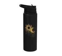 Mystic Sun And Moon - Astrologie mystique céleste Stainless Steel Insulated Water Bottle