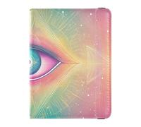 Mystic Tarot Astrologique Yeux Cuir Passeport et Vaccin Porte-Carte Combo Portefeuille Passeport Porte-passeport Mignon Passeport Livre Étanche, Yeux astrologiques du tarot mystique, 1 size