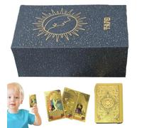 Mystic Tarot Card Deck, Fortune Telling Oracle Set, 2.76x4.72 inches Divination Cards with 78 Pieces, Classic Paper Game Kit, Spiritual Reading Deck with Russian Edition, Party Board Game for Family