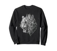 Mystic Tiger Castle : Une Aventure Fantastique surréaliste Sweatshirt