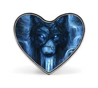 Mystic Tree Wolf Brooch Pins Heart Badge Collar Lapel Pins Dress Coat Accessories for Women Men