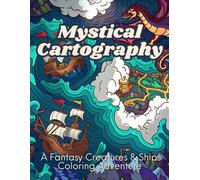 Mystical Cartography - A Fantasy Creatures & Ships Coloring Adventure: Enchanted maps, mythical sea creatures, majestic dragons, and fantastic ships. ... creativity, relaxation, and adventure.