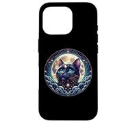 Mystical Cat Beneath a Radiant Full Moon Coque pour iPhone 16 Pro